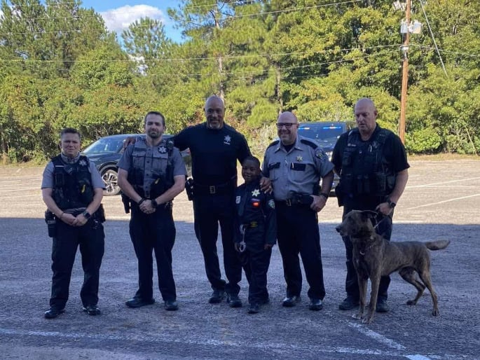 Richmond County Sheriff’s Office Visits Augusta Boy for Birthday