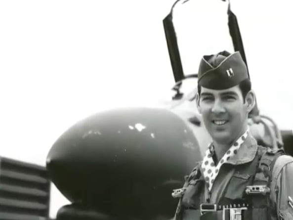 Air Force Flyover Honors Decorated Vietnam Veteran Col. Robert Lynn McMahon in Appling, Georgia