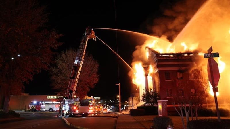 First Pentecostal Church of Buford fire