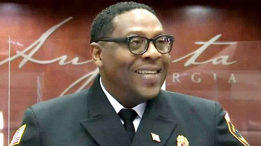 Antonio Burden sworn in as new Augusta Fire Chief