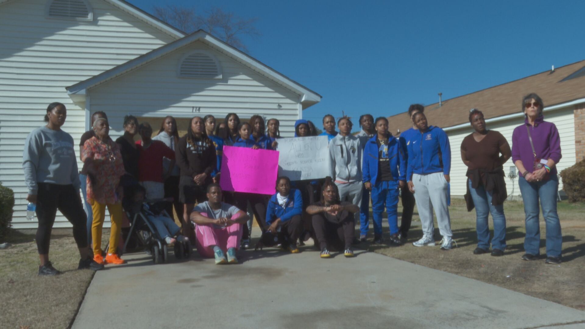 Dozens of people came out to Columbia Sunday to pay their respects to 13-year-old Ka’Niyah Baker.