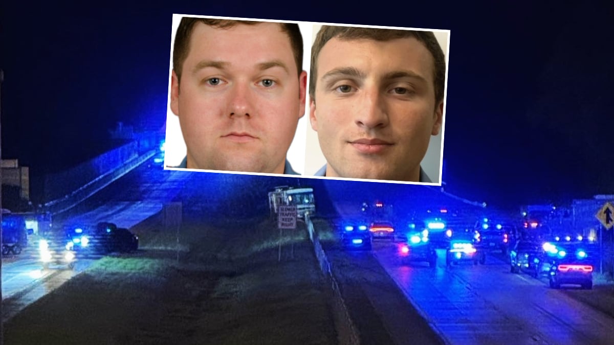 From left: Deputy Brandon Sikes and Deputy Gavin White