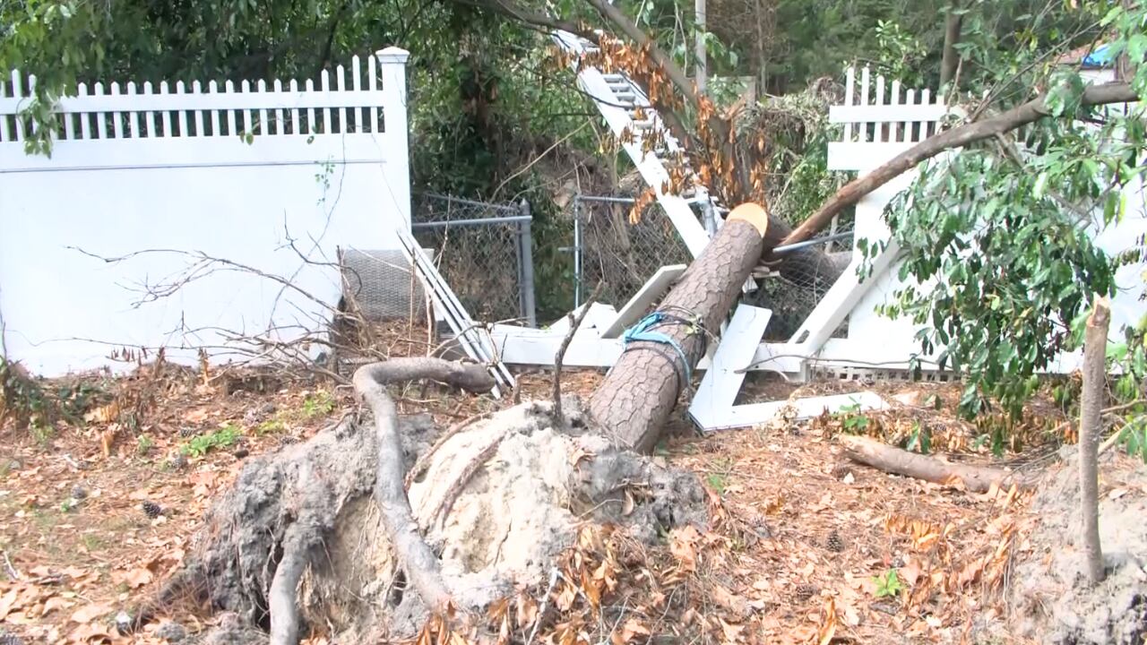 Helene damage in Augusta