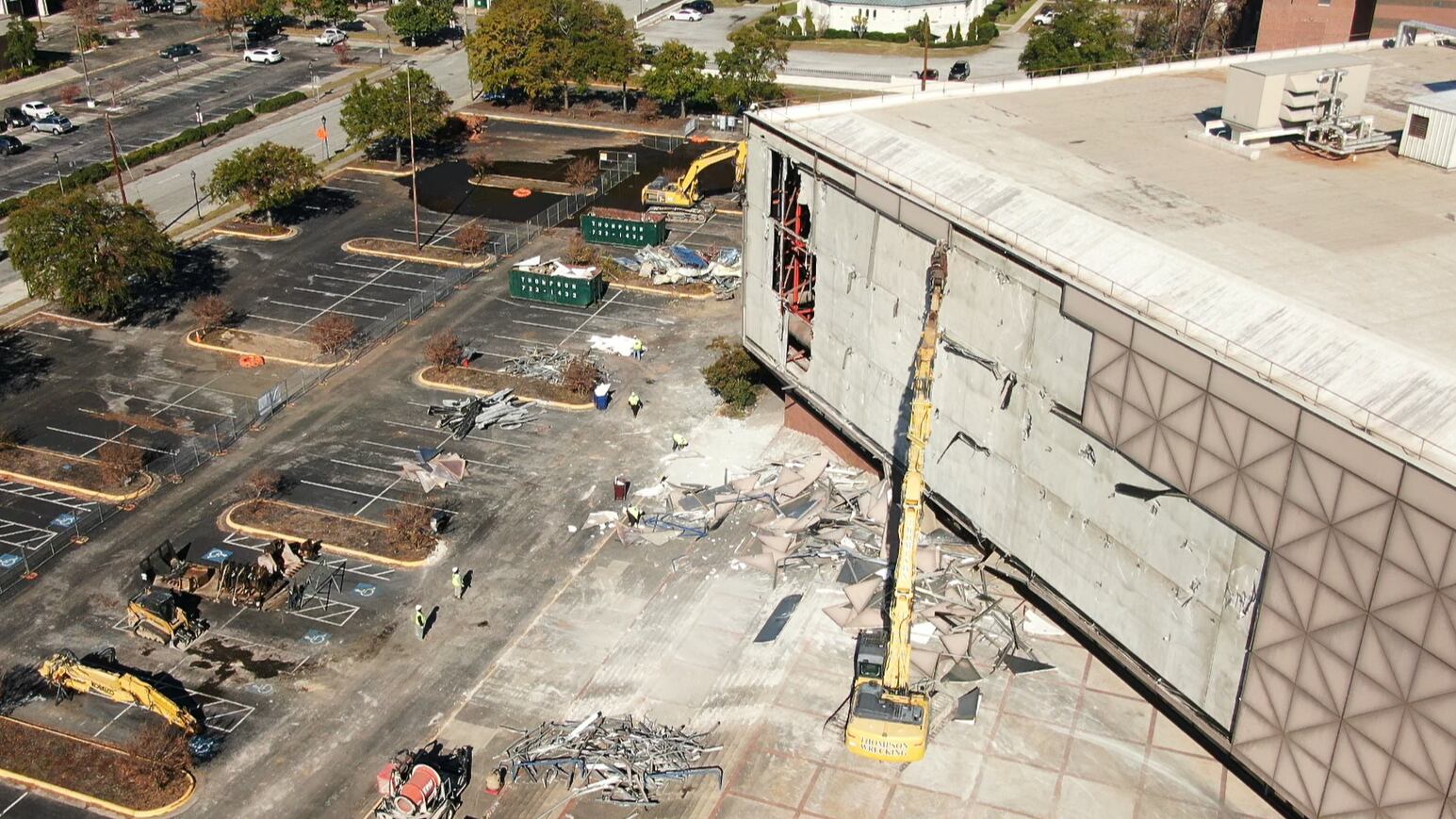 James Brown Arena demolition