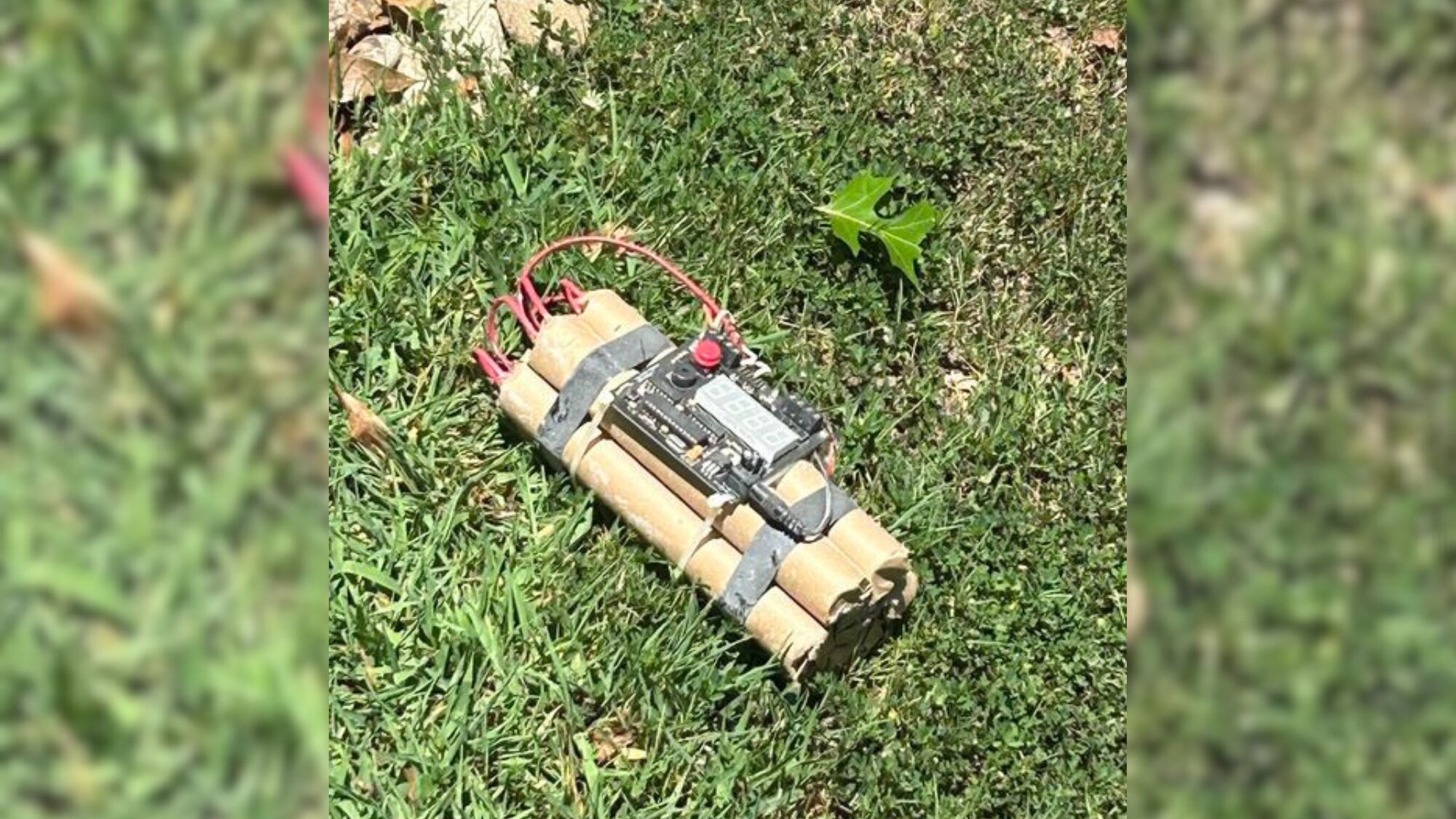 Roswell police movie prop bomb