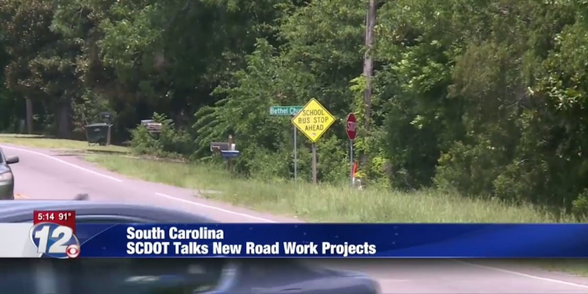 SCDOT Talks New Road Work Projects