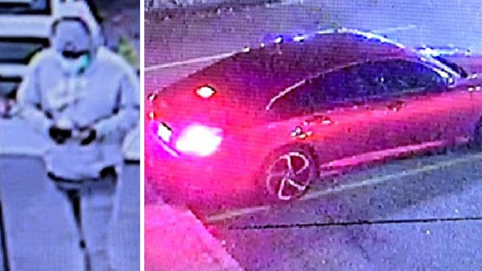 Robber and getaway vehicle at Walgreens on Tobacco Road