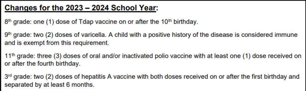 The South Carolina Department of Health and Environmental Control has updated its vaccine...