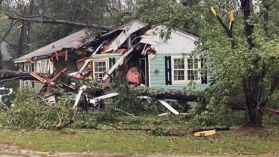 Halifax North damage after Hurricane Helene.