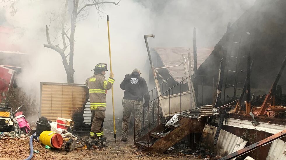 No one injured in Windsor mobile home fire