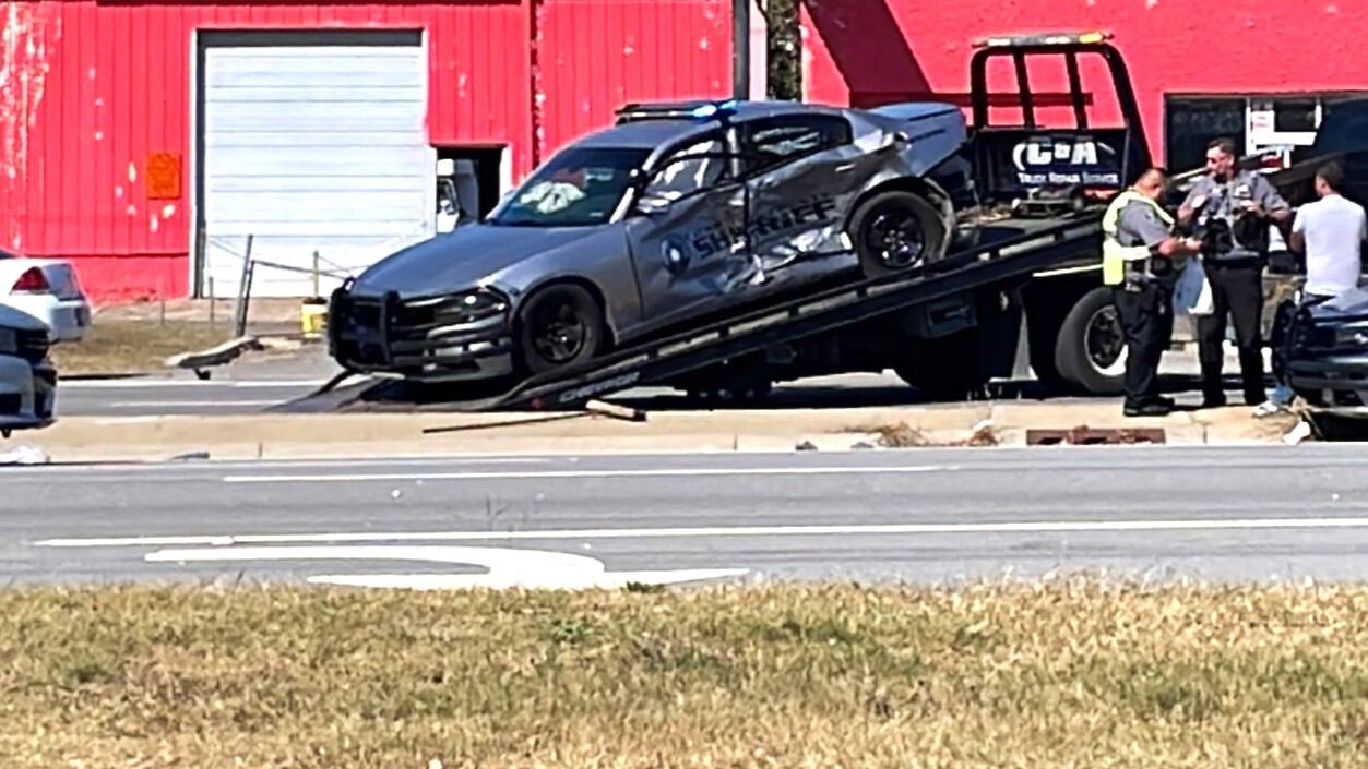 Deputy injured when car rammed