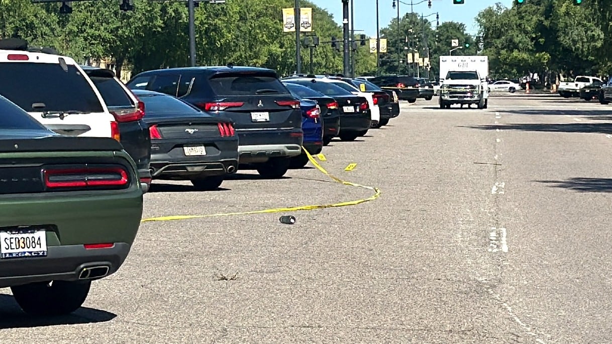 This was the scene early June 8 after a man opened fire on a crowd of people overnight in...