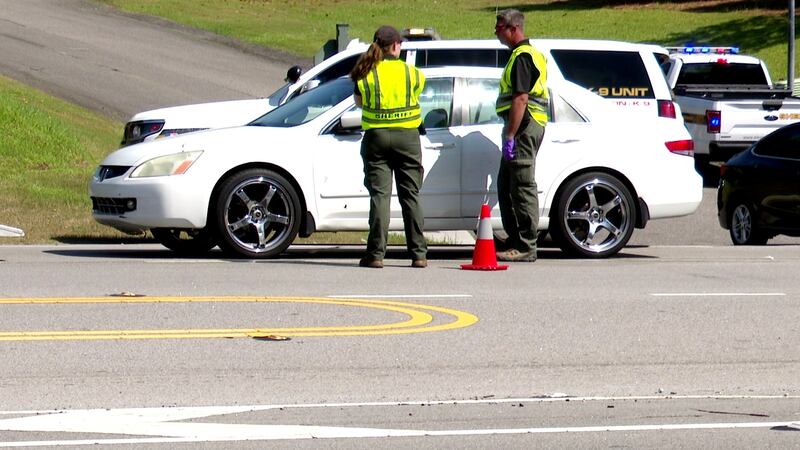 The driver of this car was shot on May 18, 2022, on Jefferson Davis Highway in Aiken County.
