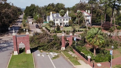 Augusta University damage after Hurricane Helene