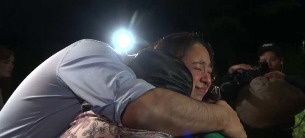 Ximena Arias-Cristobal returns home