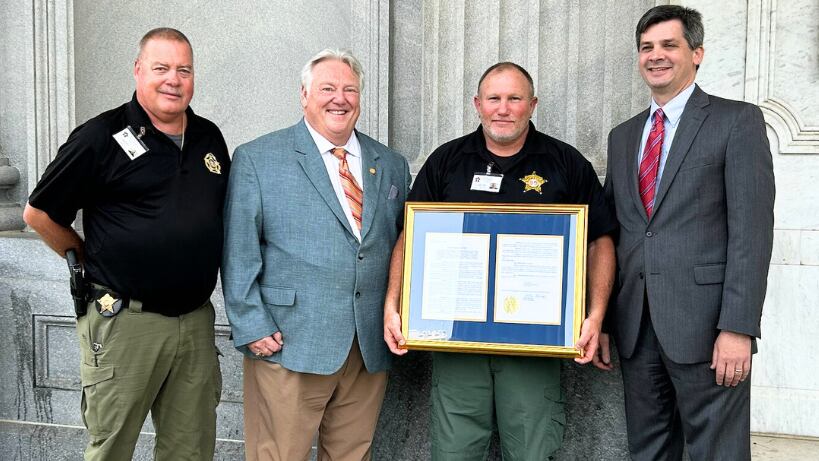 Sgt. Robby Coker recognized by S.C. Statehouse