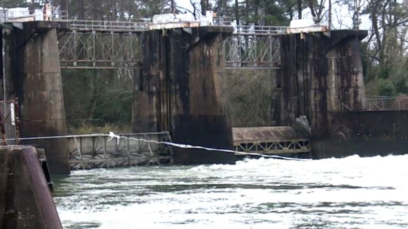 Savannah Bluff Lock and Dam, February 2020