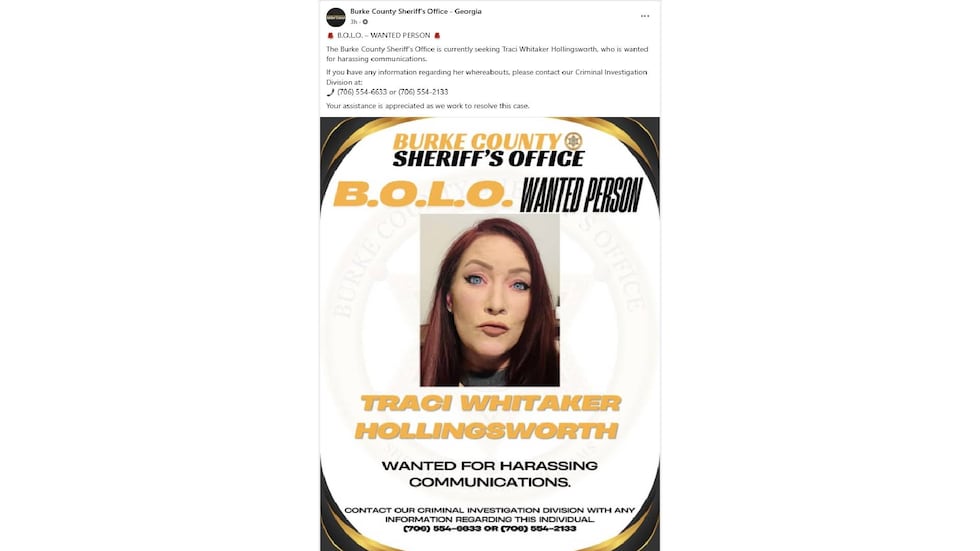 BOLO for Traci Hollingsworth