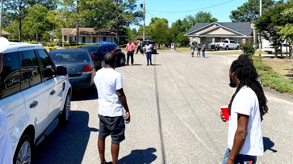Shooting in the 3700 block of Carrington Court.