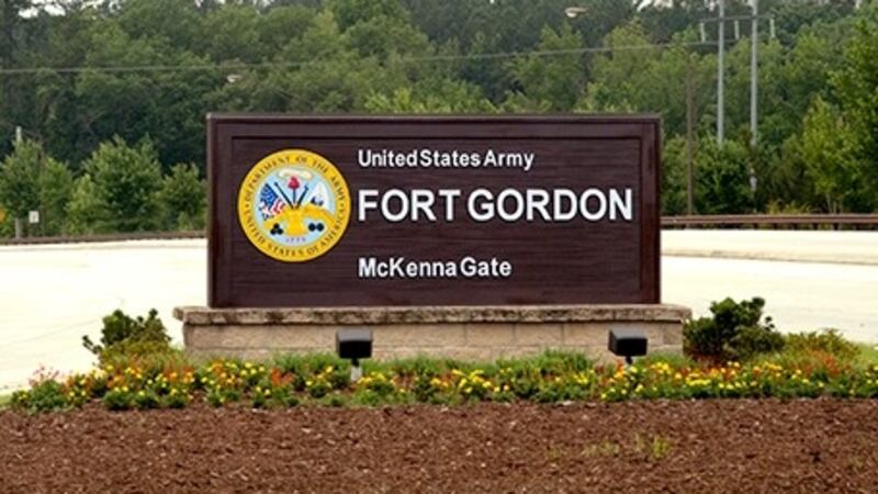 This is the McKenna Gate of Fort Gordon.