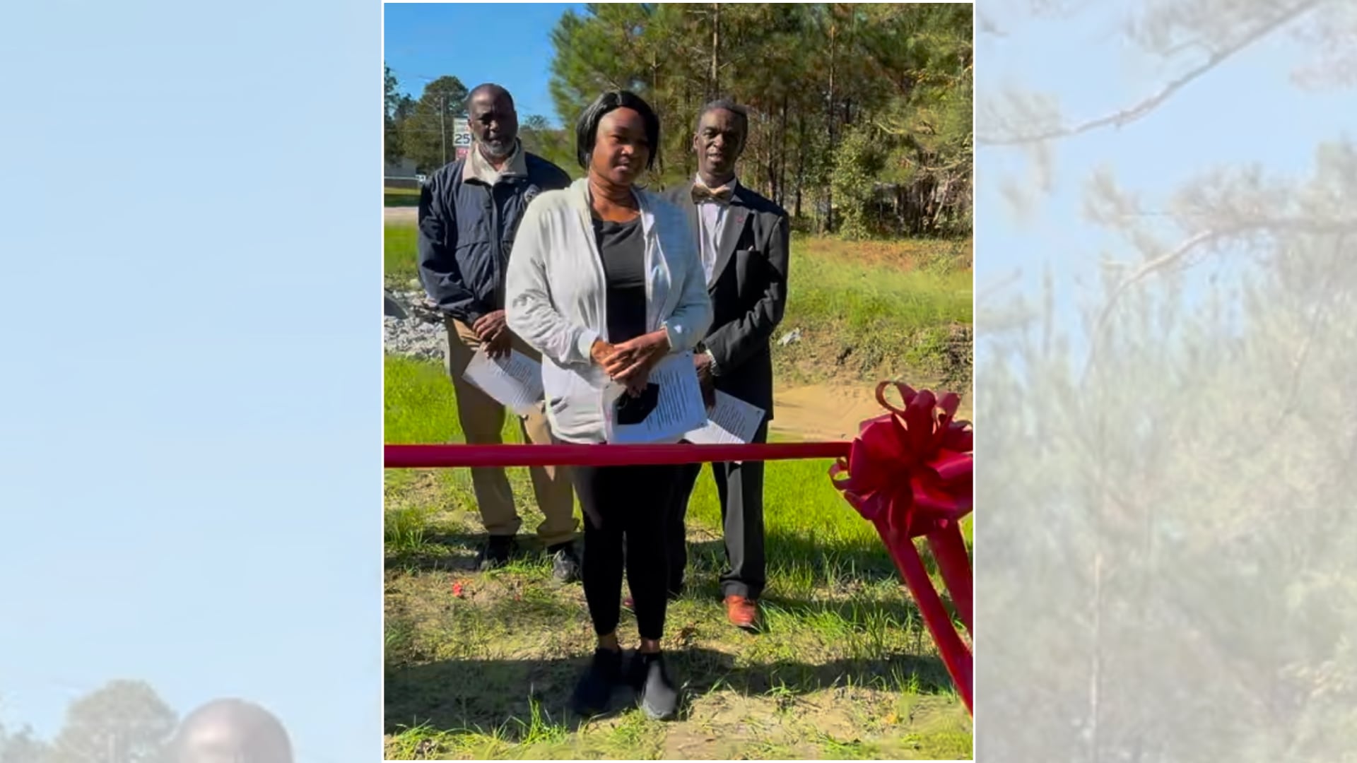 Salty Road and Lazy Lane ribbon cutting