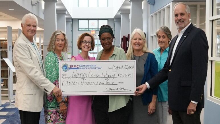 Savannah River Mission Completion, the Savannah River Site liquid waste contractor, donated...