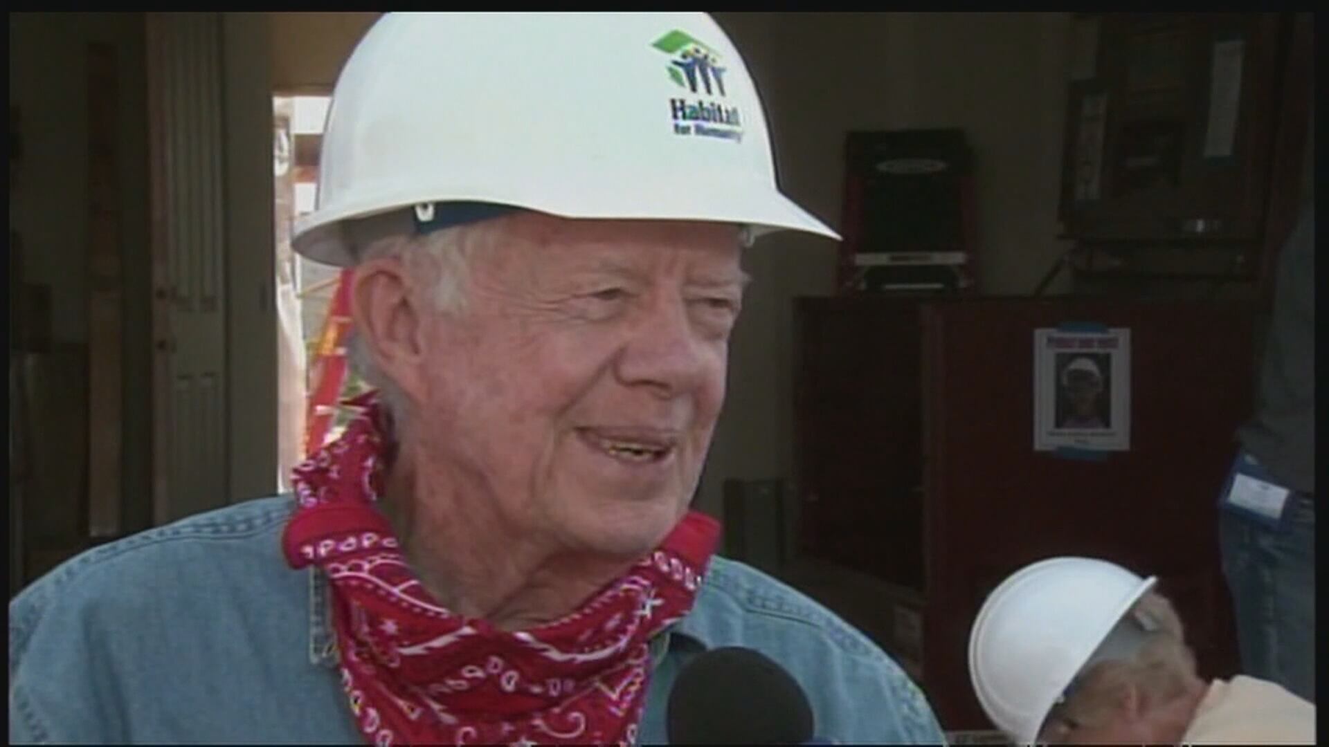 Former President Jimmy Carter helped push Habitat for Humanity's mission over the last three...
