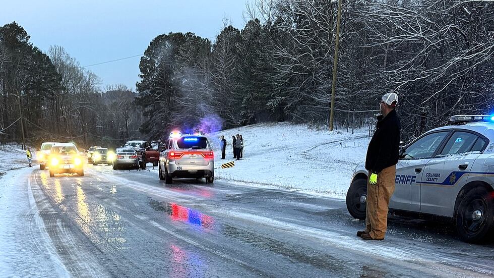 Columbia County Sheriff’s Office advises people to stay off the roads after snow storm