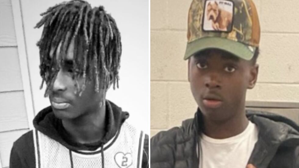 From left: Ka’Von “Kamp” Malik and Ty’Tron “Tron” Antonio Hope