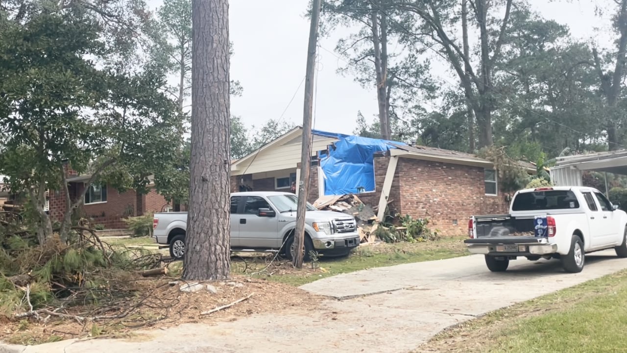 North Augusta damage due to Helene
