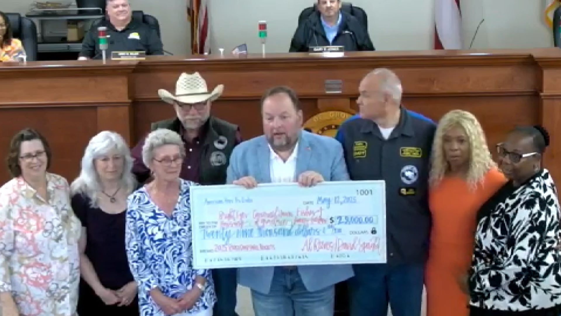 The proceeds from the America Hero Pro Rodeo went to three charities.