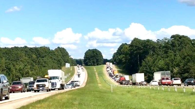 Interstate 20 near Grovetown (file photo)