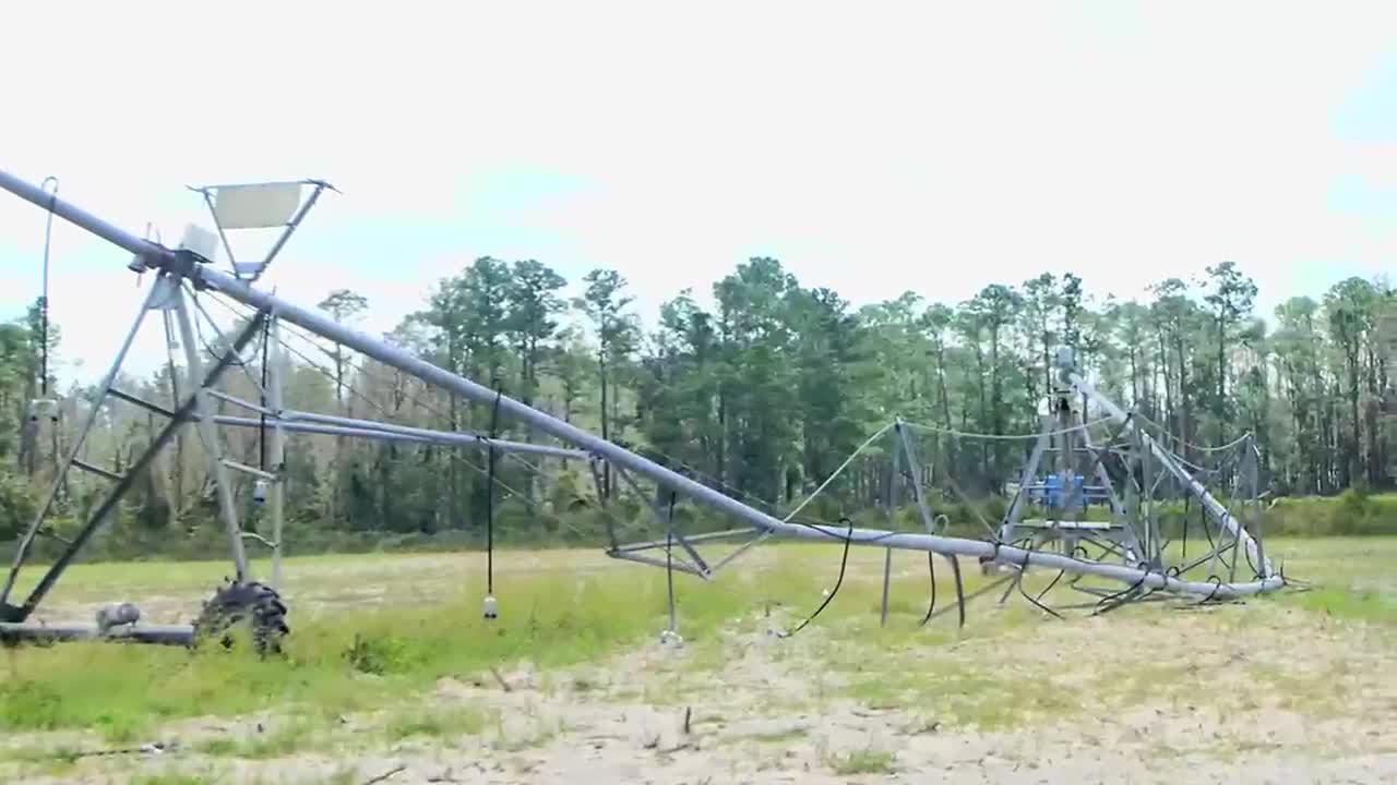 South Georgia farm equipment damaged by 2024 hurricanes