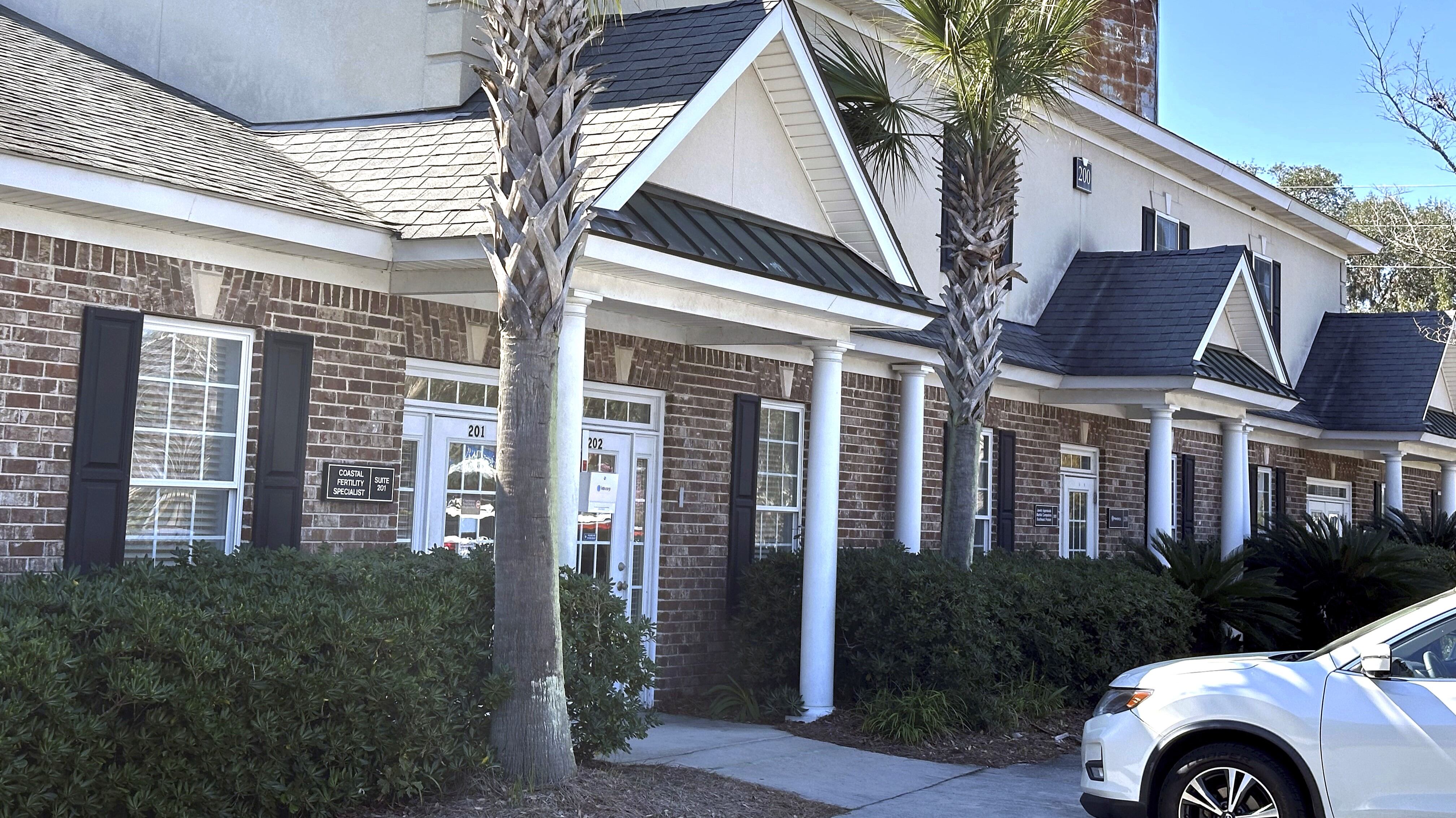 This photo shows the fertility clinic operated by Coastal Fertility Specialists where a woman...