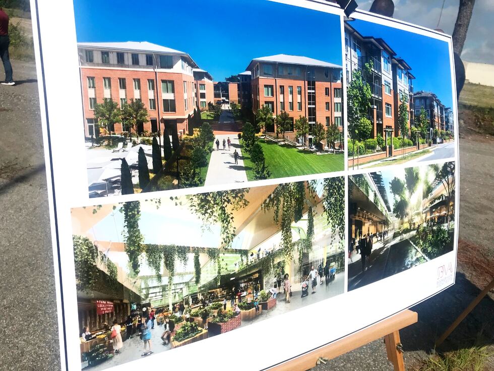 Plans for "Cardinal Town Square" at the site of the old Regency Mall.