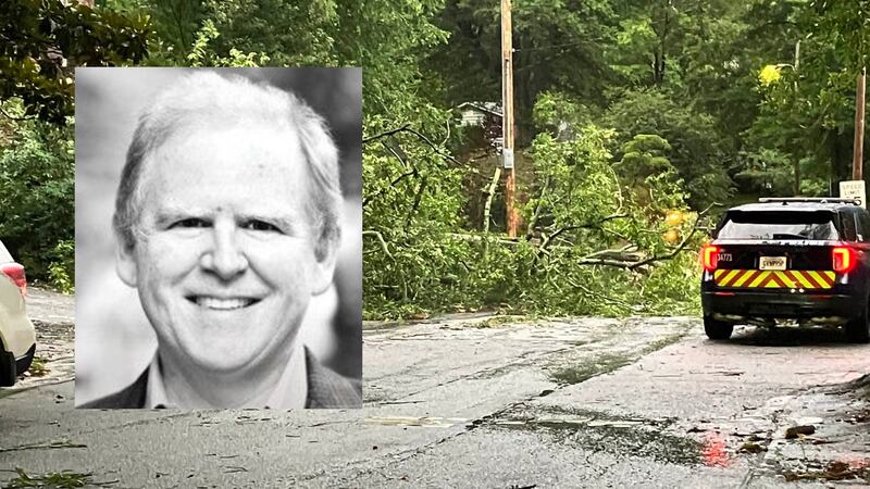 George Heery Jr. was struck by a falling tree after a series of storms hit Atlanta. He late...