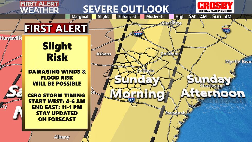 Severe Outlook Sunday