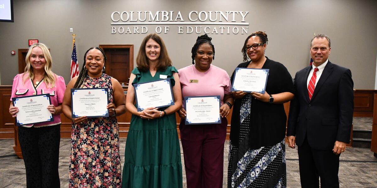 Columbia County schools announce Teacher of the Year finalists