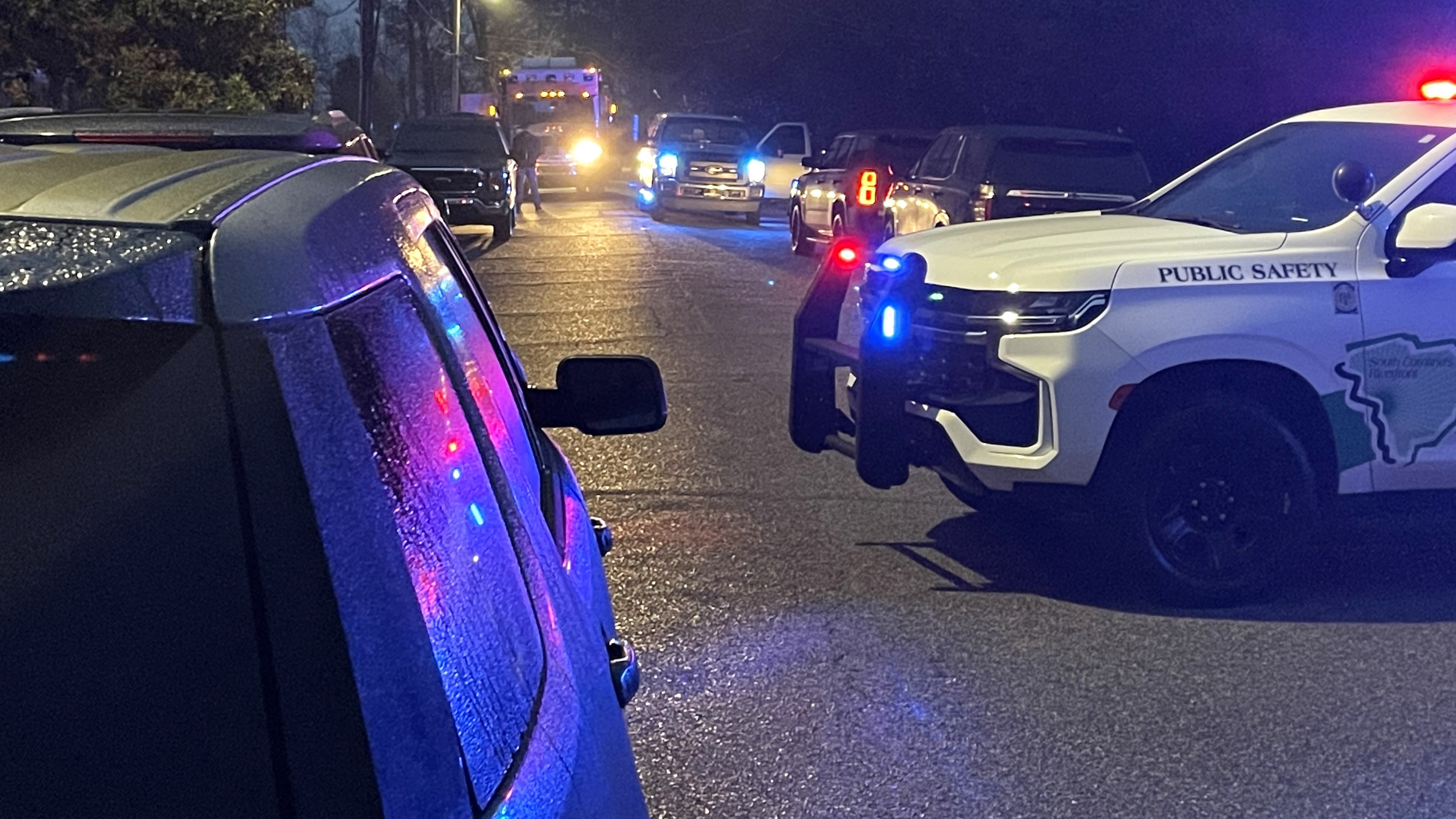 This was the scene in North Augusta where a bomb squad responded to a suspicious situation on...
