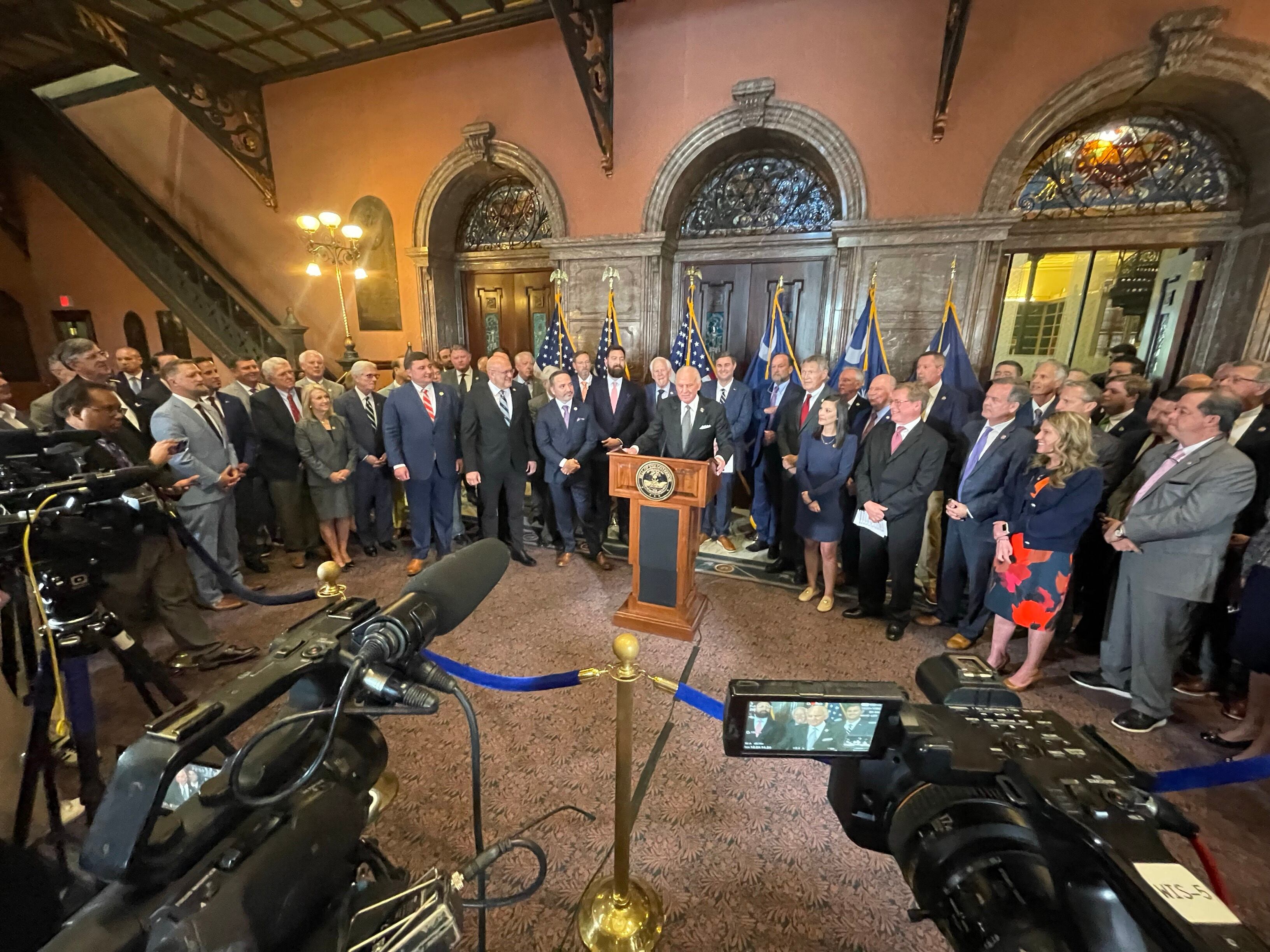 McMaster, state leaders announce legislation to reform SC income tax
