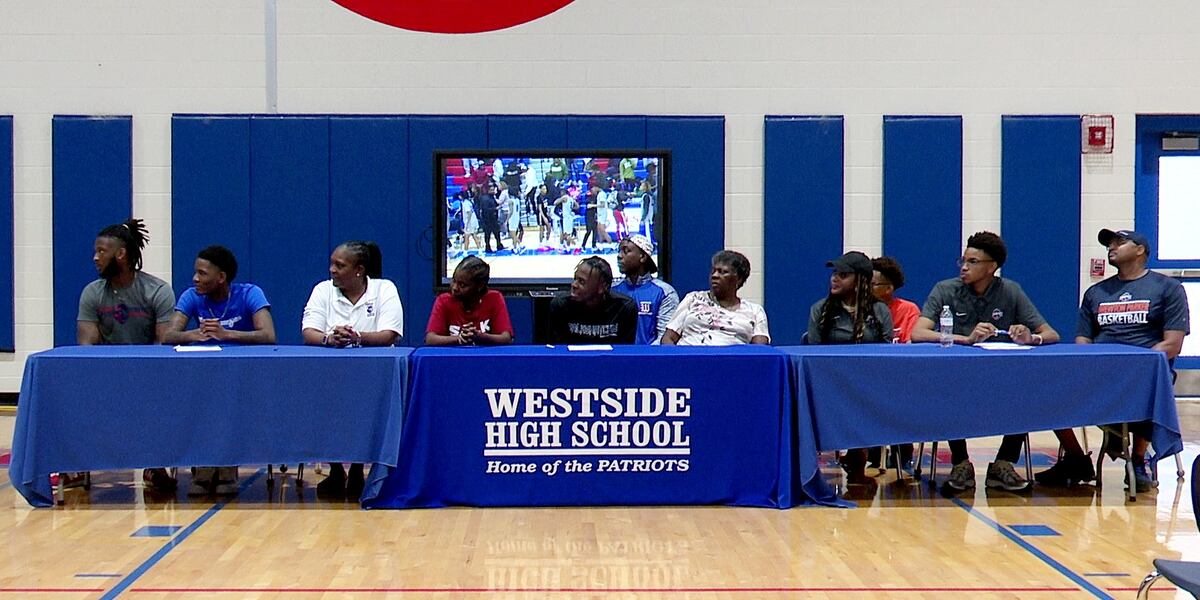 Westside basketball trio sign letters of intent to play collegiate-level