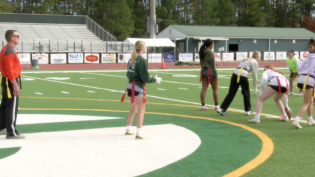 Greenbrier flag football team