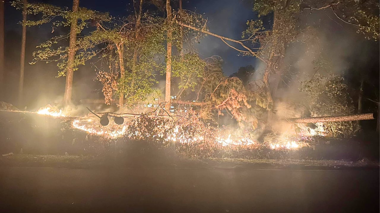 Debris-related fires in Aiken County