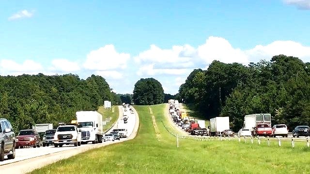 Interstate 20 near Grovetown (file photo)