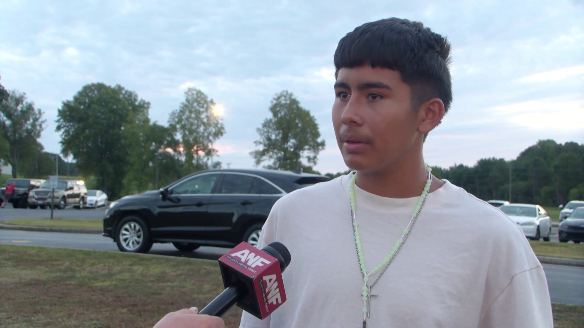 He was one of nine people hospitalized by the shooting.