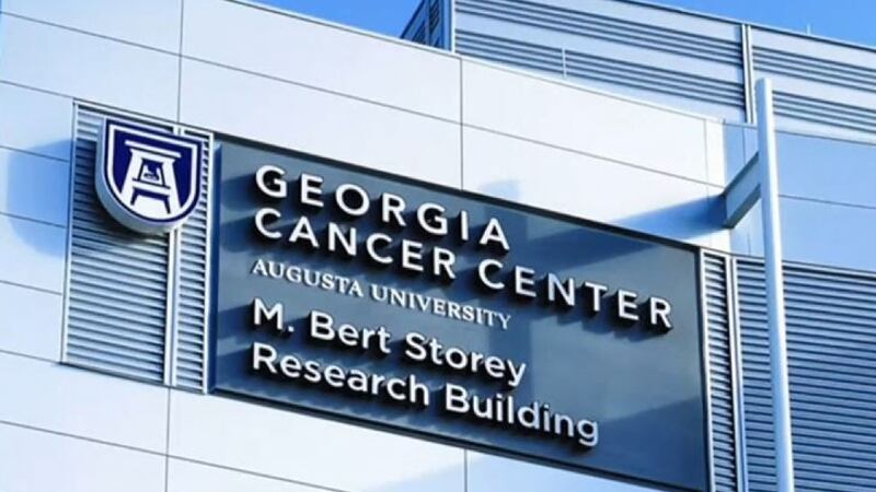 Local nonprofit Paceline is presenting a $400,000 check to the Georgia Cancer Center from its...