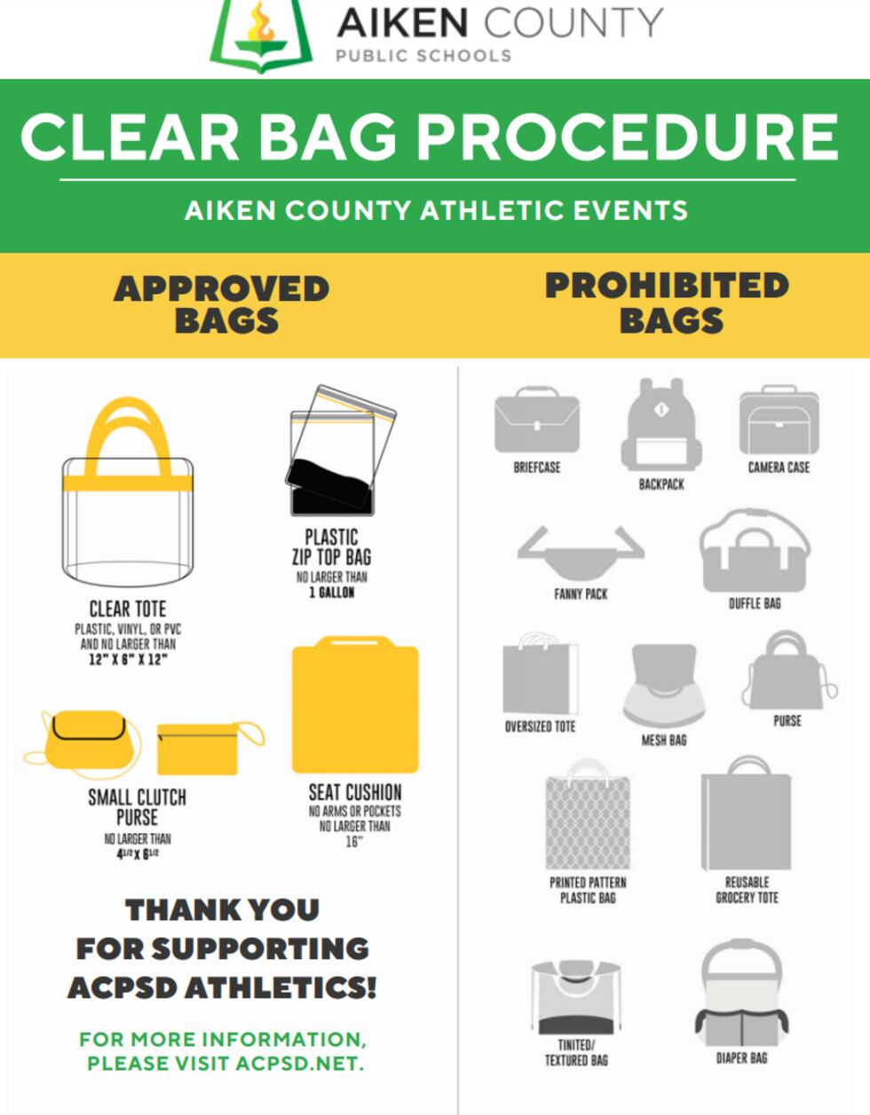ASD Clear Bag Procedure