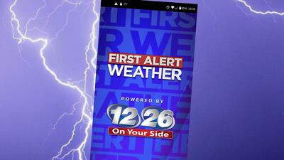 Our weather app can help you track storms, and you can get alerts from the News First Alert...