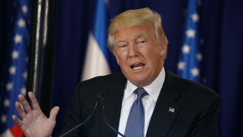 FILE - In this May 22, 2017 file photo, President Donald Trump speaks in Jerusalem. Stepping...