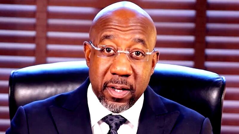 Sen. Raphael Warnock delivers a message on the legacy of the Rev. Dr. Martin Luther King Jr.